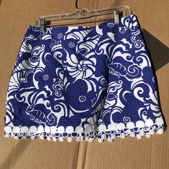 Lilly Pulitzer Dresses & Skirts - Lilly Pulitzer Marigold Spectrum Blue Tide Pool Skort